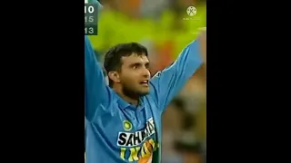 Saurav Ganguly bowling vs Australia