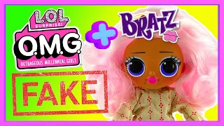 FAKE & REAL L.O.L. Surprise! O.M.G. Uptown Girl Fashion Doll with a BRATZ Body!!