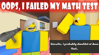 OOPS, I FAILED MY MATH TEST *All 4 NEW Endings, Badges and Full Walkthrough* Roblox