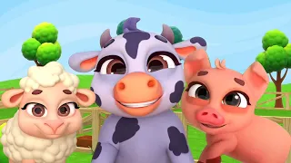 Old Macdonald Had A Farm + More Animal Songs & Cartoon Videos