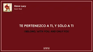 Steve Lacy - Dark Red (Lyrics + Sub Español)