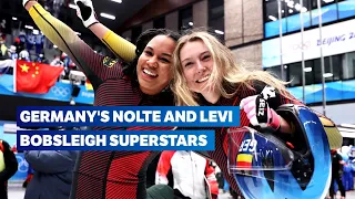 Germany take gold & silver! 🥇🥈 | Bobsleigh Beijing 2022 | 2-Woman highlights