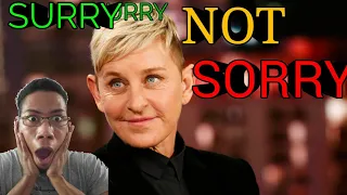 Reacting to Ellen Apologizes Ellen degeneres apology video