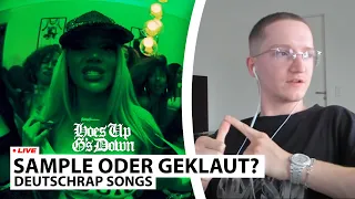 Justin reagiert auf "DEUTSCHRAP Sample oder Geklauter Song?" | Live - Reaktion