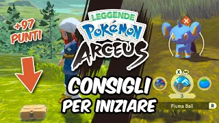 10 CONSIGLI per iniziare al meglio l'avventura in Leggende Pokémon: Arceus