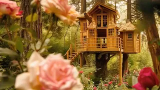 Treehouse in the Forest | Birds Sounds, Stress Relief, Relaxing, Sleep, Study, Relaxation, Nature