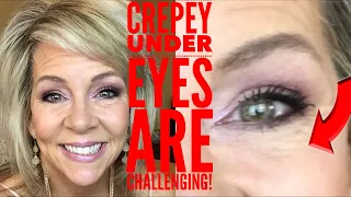 Over 50 - My New Under Eye Crepey Eye Fix!