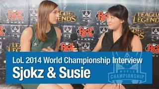 LoL 2014 World Championship Interview - Sjokz & Susie
