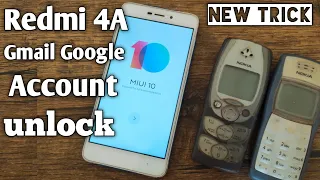 Mi Redmi 4A Google/Gmail Account bypass unlock 4a frp unlock NEW TRICK