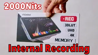Shimbol Memory I Monitor Menu Settings With Internal Video Recording