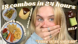 eating my followers weird food combos for 24 hours | beating fear foods | perfectionism around food