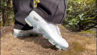 Off White x Nike VaporMax “White” On Foot Review and Sizing Guide