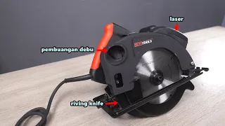 nah.. ini dia circular saw 500ribuan yg fiturnya paling lengkap!! - Besttools BST-6300ID