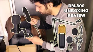BM800 Condenser Microphone Unboxing | Setup Audio Test Review | Professional Mic | Pro Audio Singing