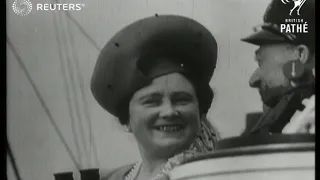 S.S. Queen Elizabeth during trial run (1946)