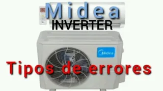 tipos de errores - Aire acondicionado Midea (E1, E2, P0, P1)