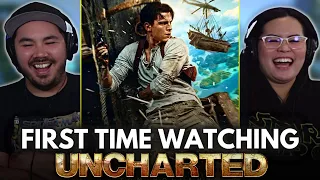 FIRST TIME WATCHING UNCHARTED MOVIE REACTION!! | Tom Holland | Mark Wahlberg | Antonio Banderas