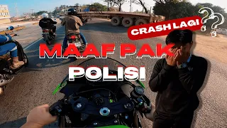 POV NGANTOR NAIK NINJA ZX6R 636 2024😍 KABUR DARI PAK POLISI⁉️😱