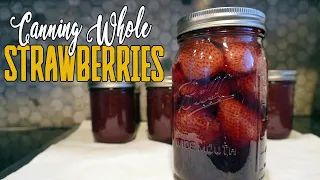 Canning Whole Strawberries Recipe [Canning for Beginners]