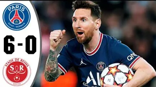 PSG vs Reims 6-0 -Extended Highilights & All Goals 2022 HD