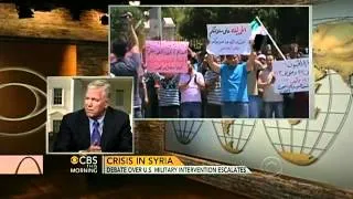 Syria: Debate over U.S. military intervention escalates
