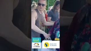 Роздача гуманітарної допомоги у місто Городня / Distribution of humanitarian aid in Horodnya