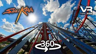 360° SHEIKRA Busch Gardens onride POV 🎢 extreme Dive VR Roller Coaster #rollercoaster