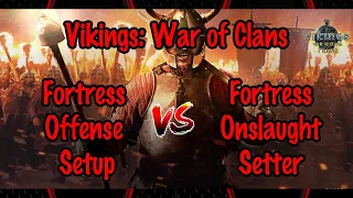 Vikings: War of Clans | "Onslaught Setter" setup explained Vs. Normal Offense Setup