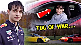 Lucas and Marcus |  TUG OF WAR! (Porsche 911 GT2 RS vs Ferrari 488 Pista) Dobre Cars