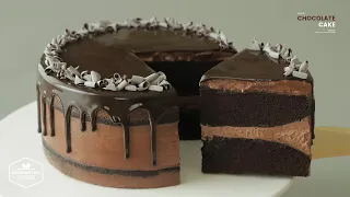 초콜릿 케이크 with 스위스 머랭 버터크림 만들기 : Chocolate Cake with Swiss Meringue Buttercream Recipe | Cooking tree