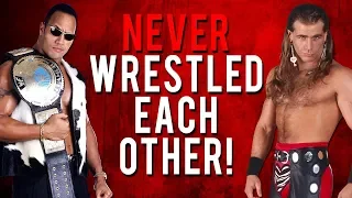 The Real Reason Why The Rock & Shawn Michael's Never Wrestled Each Other!