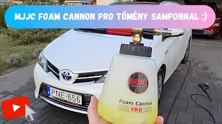 Móka az egyik legjobb habosítóval: MJJC Foam Cannon Pro (2.0), tömény samponnal 🙃