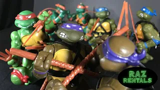 TMNT Playmates 1988 Soft Head Vs. Hard Head Review and Comparison Teenage Mutant Ninja Turtles