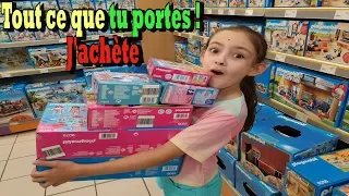 TOUT CE QUE TU PORTES J'ACHÈTE (Spécial Playmobil) - CHALLENGE - Shannon Merveille