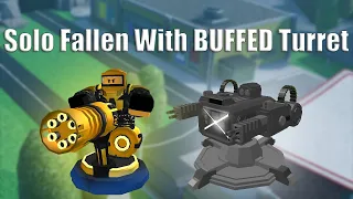 TDS Solo Fallen with BUFFED Turret and Golden Minigunner