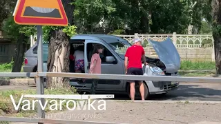 Пробка в Николаеве на выезде из города в сторону Одессы Варваровский мост