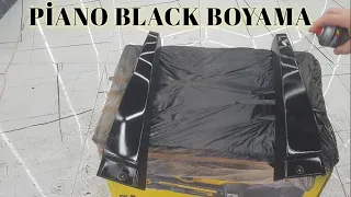 SPREY BOYAYLA PİANO BLACK BOYAMA