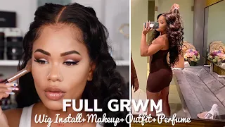 FULL GRWM: GIRLS NIGHT OUT EDITION | HAIR+MAKEUP+OUTFIT+PERFUME | Arnellarmon