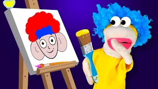 Draw Me with Puppets! | D Billions Kids Songs