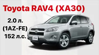 Toyota RAV4 III (XA30). Vin и номер двигателя 2.0 л. (1AZ-FE) 152 л.с.