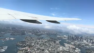 Air Canada 777-200LR Take Off Sydney Airport
