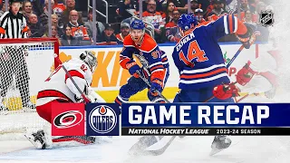 Hurricanes @ Oilers 12/6 | NHL Highlights 2023