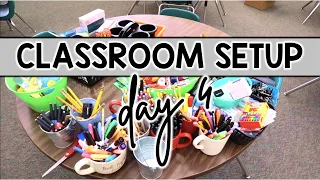 CLASSROOM SETUP 2022! - Day 4 | Supplies + More Decorating