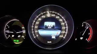 Mercedes Benz E220 CDI Facelift Acceleration