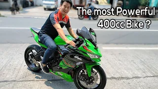 Picking up a Loaded Kawasaki ZX4RR | Loud exhaust Sound check