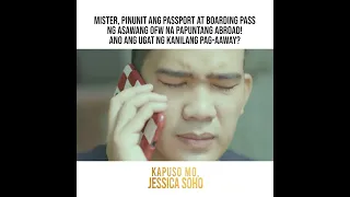 Mister, pinunit ang passport at boarding pass ni misis?! | Kapuso Mo, Jessica Soho