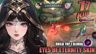 Lunox - Eyes Of Eternity Skin!! 17 Kills - SKIN = DAMAGE 🔥 || BEST BUILD LUNOX 2024