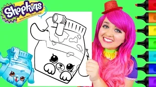 Coloring Shopkins Milk Bud Petkins Crayola Coloring Page Prismacolor Markers | KiMMi THE CLOWN