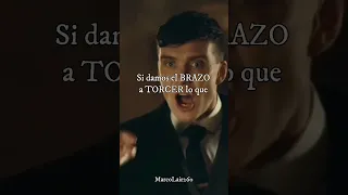 Tommy shelby explica porque ceder y no pedir disculpas.