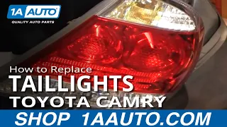 How to Replace Tail Lights 05-06 Toyota Camry